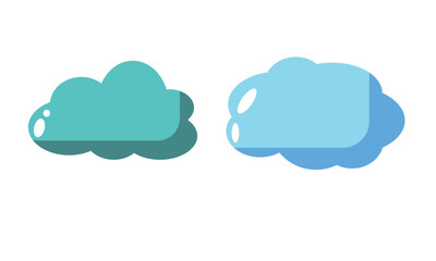 Beautiful clouds in the sky nature.