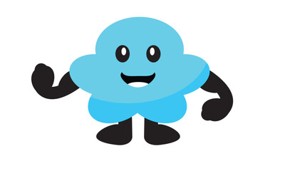 Beautiful clouds in the sky nature.