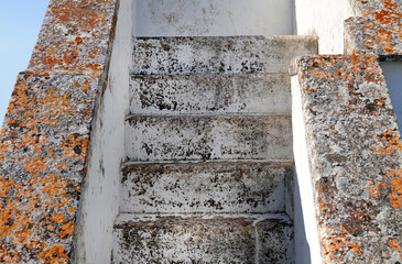 Vecchie scalette in cemento