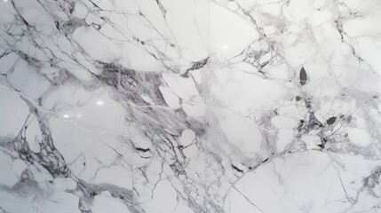 White and grey polished marble texture background. Generative AI.