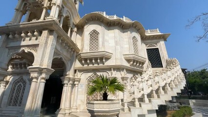 Sri Krishna Balaram Mandir also known as ISKCON, is a Hindu temple located in the holy city of Vrindavan, Uttar Pradesh, India