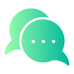 discussion gradient icon