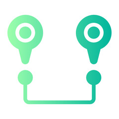 roadmap gradient icon