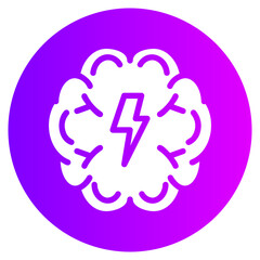 brain gradient icon
