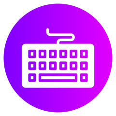 keyboard gradient icon