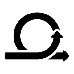agile glyph icon