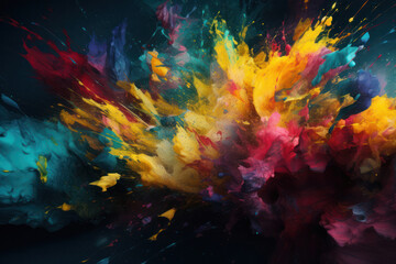 Plakat Dynamic and Colorful Abstract Minimalist Background Design