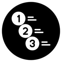 requirements glyph icon