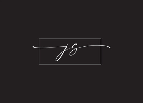 JS Modern Initial letters Logo Design