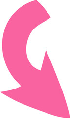 pink arrow clipart