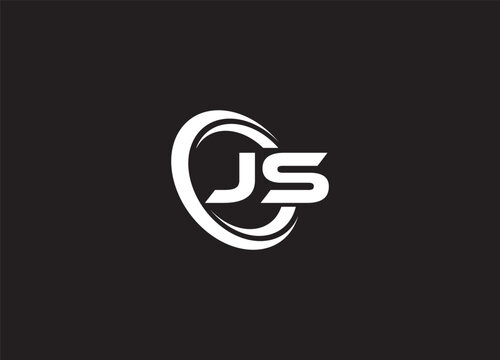 JS Modern Initial letters Logo Design