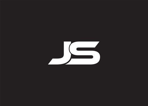JS Modern Initial letters Logo Design