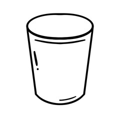 glass of milk vector