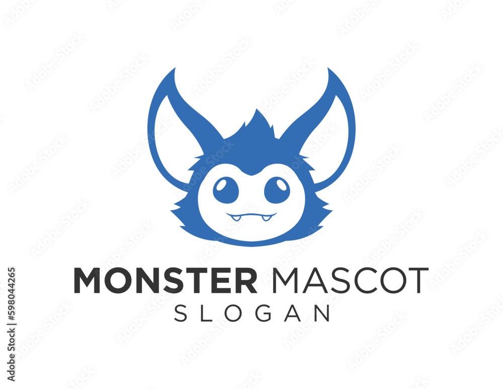 Aufkleber logo design about monster on a white background. created using the coreldraw application.