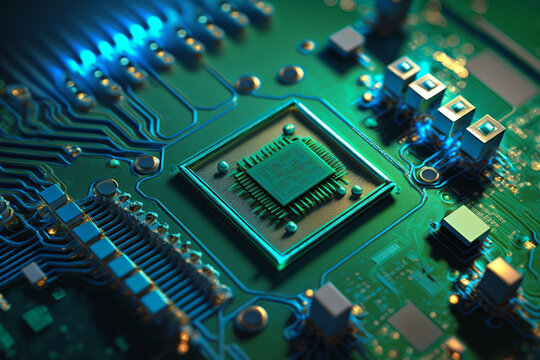半導体のイメージ：AI生成画像