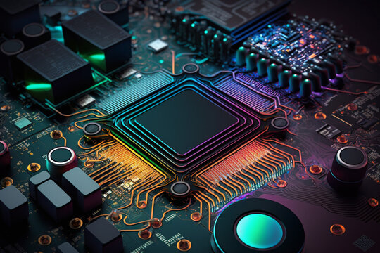 半導体のイメージ：AI生成画像
