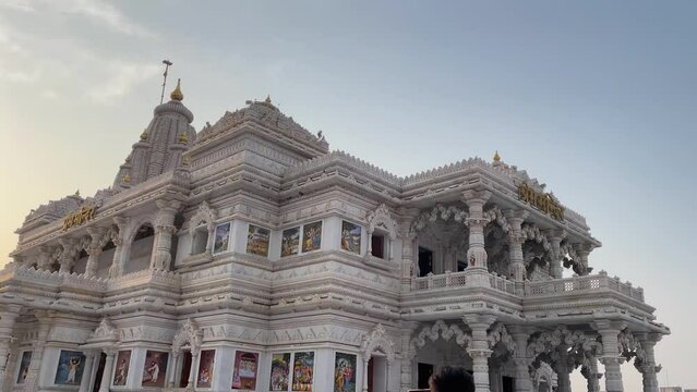 Prem Mandir is a Hindu temple dedicated to Shri Radha Krishna, located in the holy city of Vrindavan, Uttar Pradesh, India