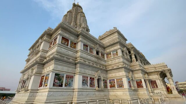 Prem Mandir is a Hindu temple dedicated to Shri Radha Krishna, located in the holy city of Vrindavan, Uttar Pradesh, India
