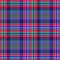 Check vector seamless. Textile plaid background. Texture tartan pattern fabric.