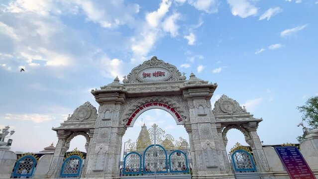 Prem Mandir is a Hindu temple dedicated to Shri Radha Krishna, located in the holy city of Vrindavan, Uttar Pradesh, India