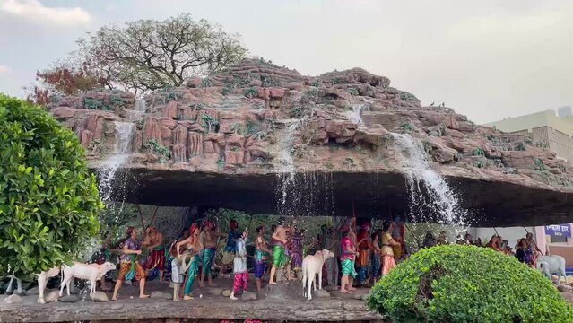Prem Mandir is a Hindu temple dedicated to Shri Radha Krishna, located in the holy city of Vrindavan, Uttar Pradesh, India