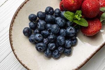 delicious desserts on a white background from the pastry chef
