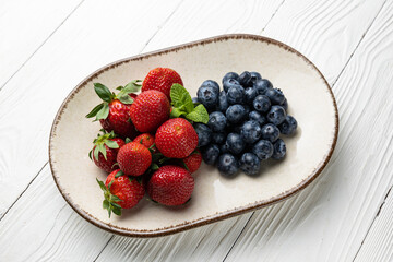 delicious desserts on a white background from the pastry chef
