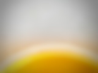 abstract orange gold and white gradient background, circle on bottoms center, golden ray