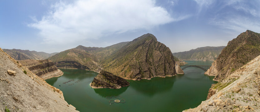 Dam Lake of Karun 4, Chaharmahal and Bakhtiari, Iran
