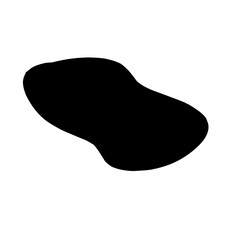 Puddle Silhouette Icon 