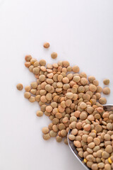 Granos de Lentejas crudas 