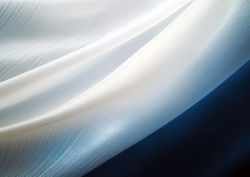 Modern wavy silk abstract background in many colors. Wavy silk material for background. Additional wallpaper, background or web in 3D design. Illustration generated by AI