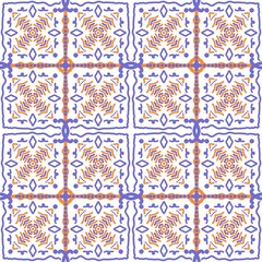 Background with seamless pattern in arabic style