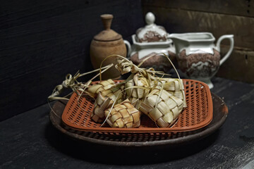 Ketupat Lebaran, a typical Indonesian food during Eid al-Fitr.
 