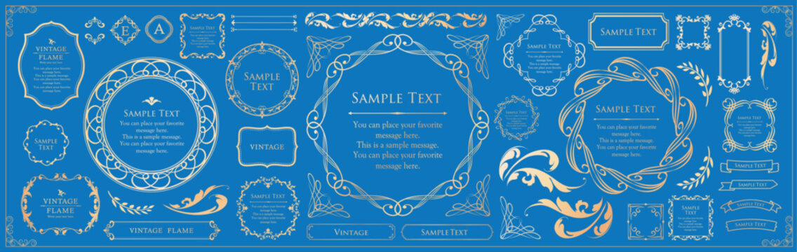 6vintage and antique frames