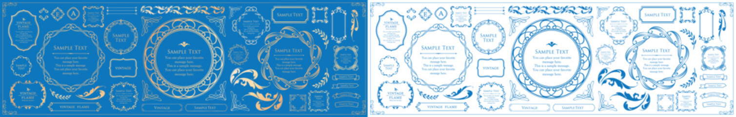 6vintage and antique frames