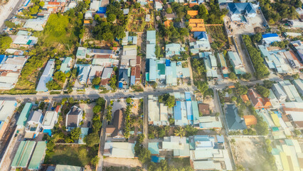 Fototapeta premium city front view in Viet Nam 