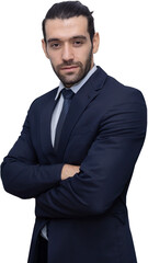 Businessman with Folded Arms Pose