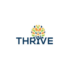 unique Thrive logo designs