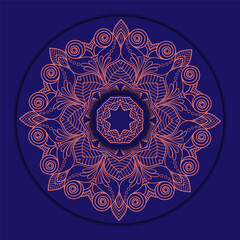 Luxury mandala background with golden arabesque pattern arabic islamic east style.Creative luxury decorative mandala background.