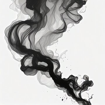 Dark smoke asset for graphical task | Stock Image | Generated by AI Generative | Part - 4