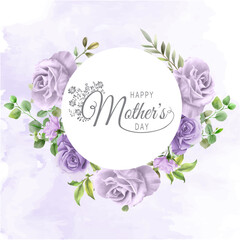 Happy mother's day banner or happy mother's day event poster background