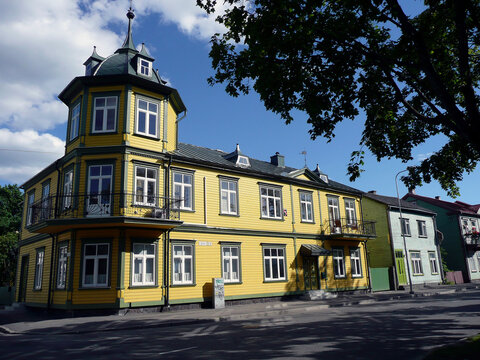 Typical architecture of Parn , Estonia