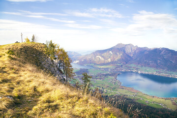 Bleckwand Panorama Blick Salzkammergut - 598076282