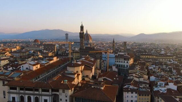 Drone, Florence Duomo,  Tuscany, Italy