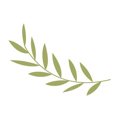 Leaf Easter Color 2D Illustrations