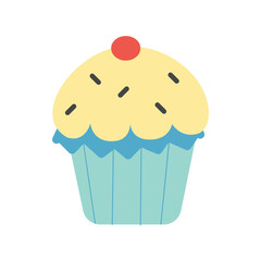 Cake Easter Color 2D Illustrations