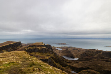 The Landscape of the Quiraing on Skye, Scotland