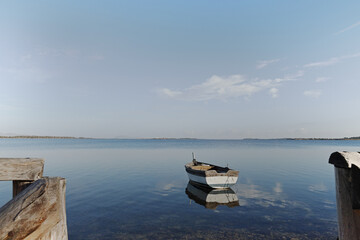 barca sulle Saline di Marsala