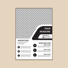 Naklejka premium Creative Corporate Business Flyer Design Template